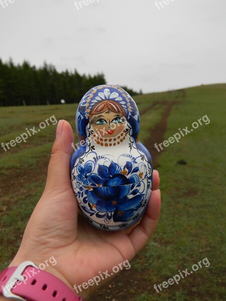 Matryoshka Tourism The Scenery Prairie Inner Mongolia