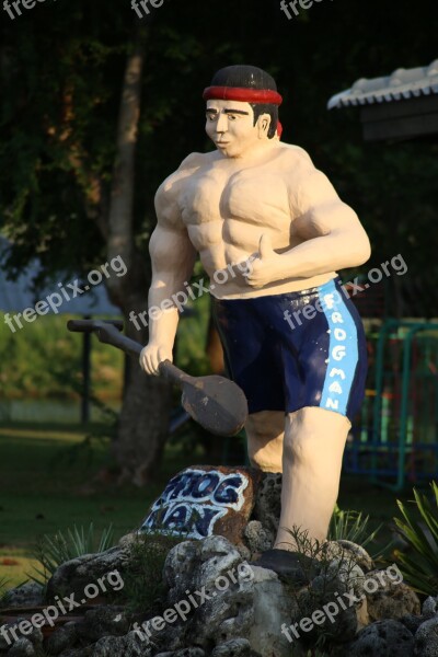 The Statue Muscle Tourist Attraction Free Photos