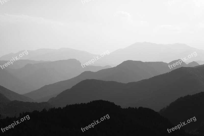 Mountains Landscape Countryside Highlands Peak