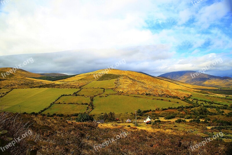 Anascaul County Kerry Rolling Hills Free Photos