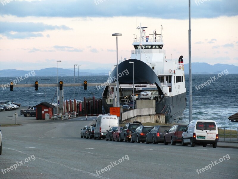 Ferry Wait Queue Car Boat