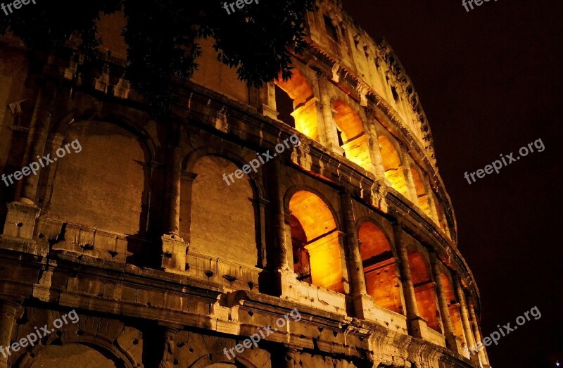 The Coliseum Rome Italy The Amphitheater Rome City