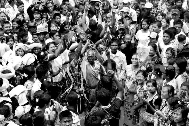 Demonstration Burmese People Mae Sot Free Photos