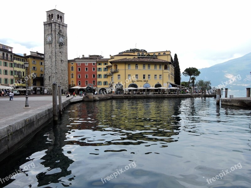 Piazza Lake Riva Del Garda Garda Italy