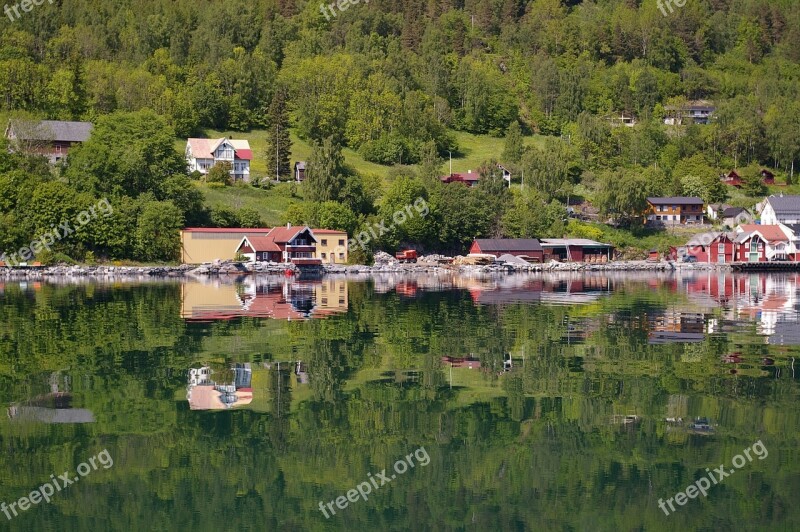 Norway Vacations Landscape Fjord Summer