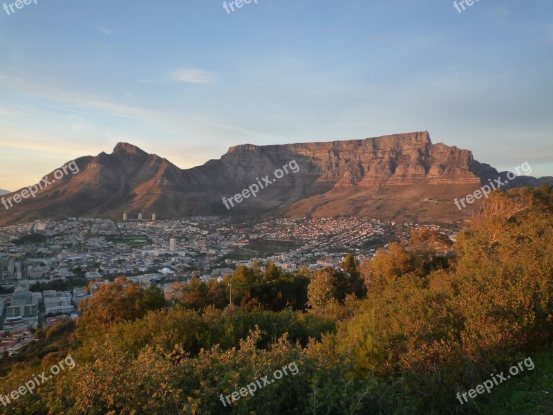 Table Mountain Cape Town South Africa Mountain Cape