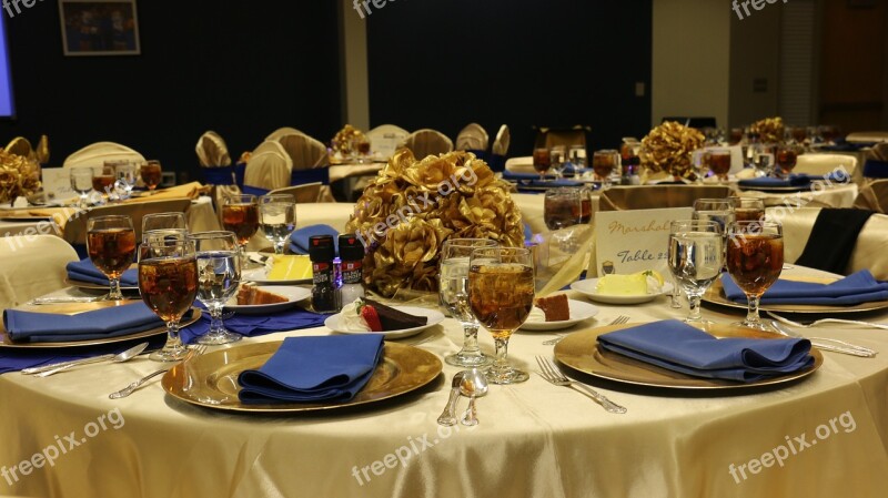 Meal Luncheon Setting Elegance Formal