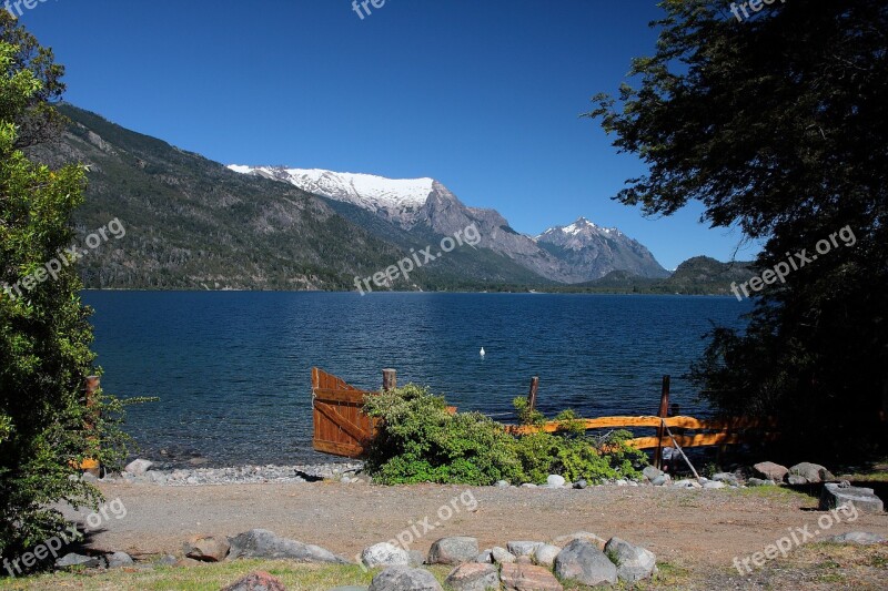 Lake Bariloche Argentina Landscape Water