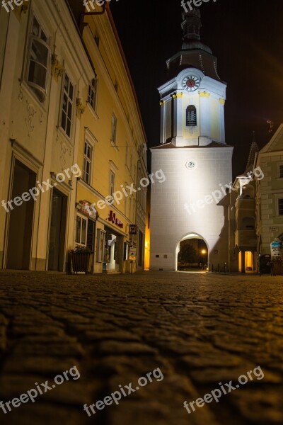 Tower Krems Night Goal City Wall