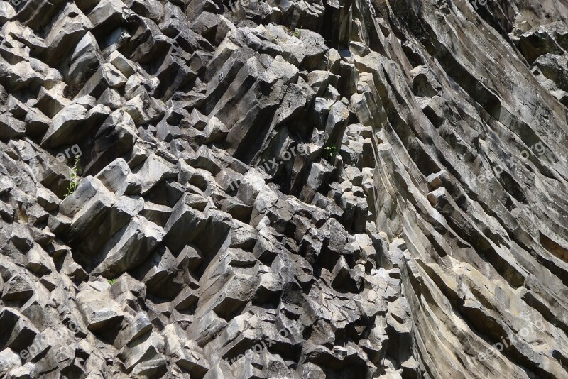 Stone Rock Wall Basalt Panama