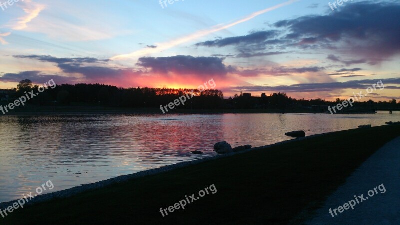 Kumla Sjöpark Sweden Nature Water Lake