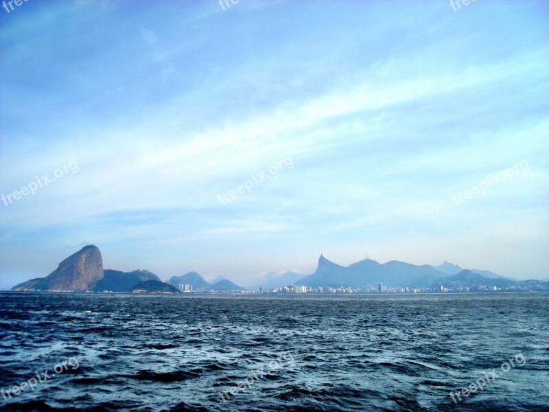 Rio De Janeiro Baia De Guanabara Brazil Ocean Beach