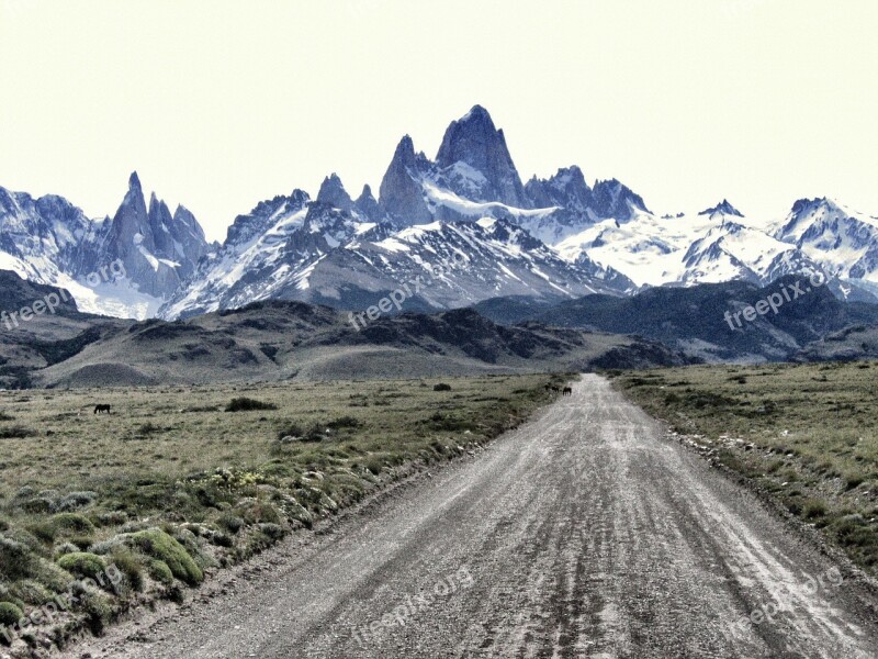 Fitzroy South America Patagonia Nature Landscape