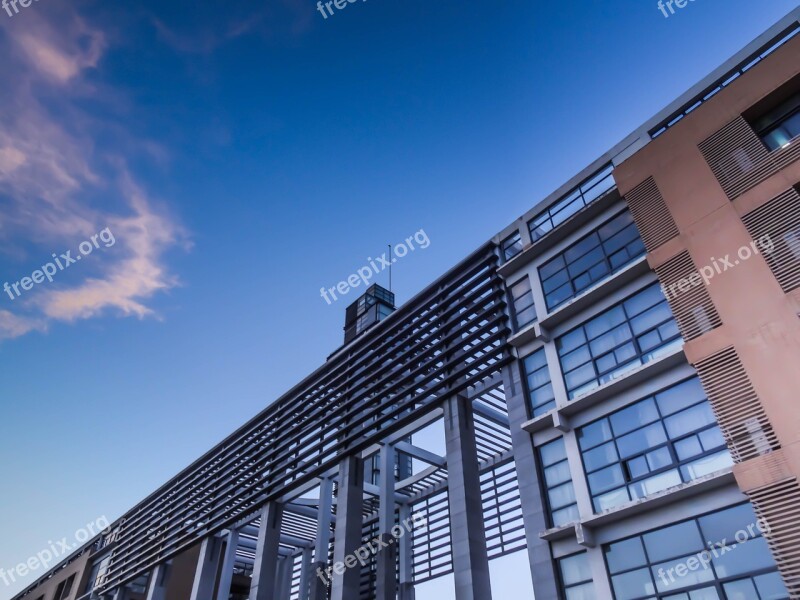 Building Western Electric Blue Sky Tower University