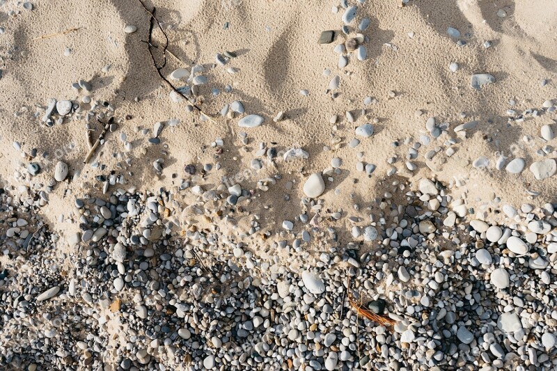 Beach Pebbles Stones Sea Ocean