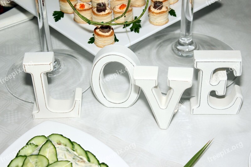 Love Table Decoration Decoration Free Photos