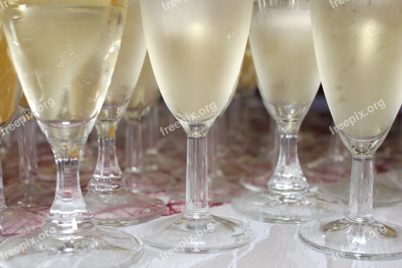 Champagne Glasses Champagne Glasses Glass Free Photos