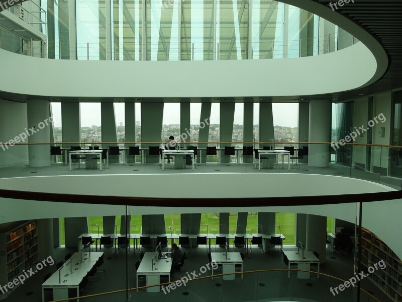 Library Scotland Architecture Modern Interior