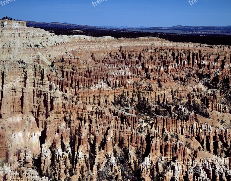 Hoodoo Formations Rock Sandstone Erosion Bryce Canyon