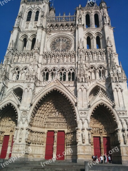 Cathedral Amiens France Free Photos