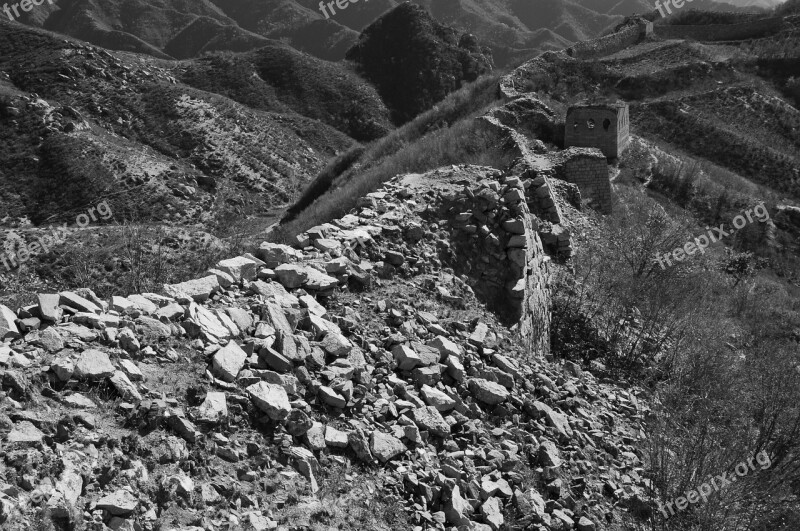 China History The Great Wall Free Photos