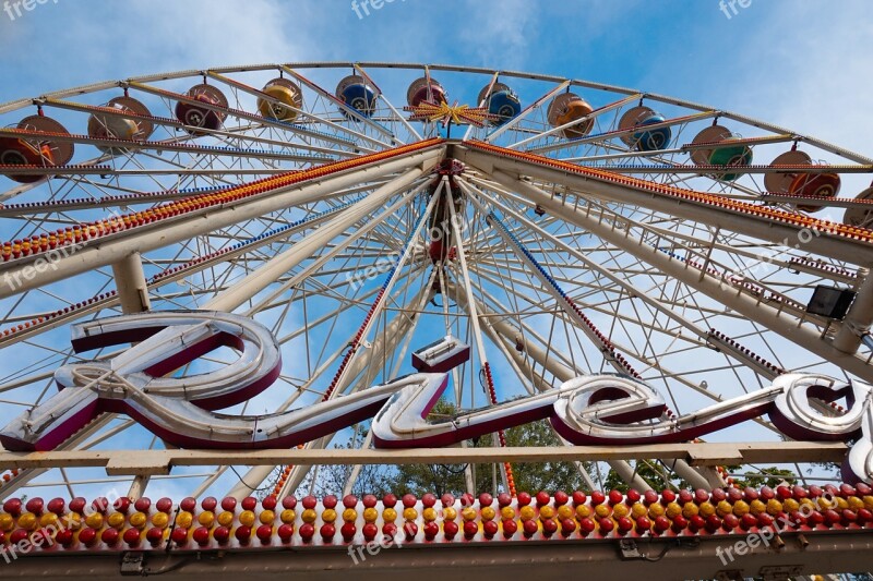 Ferris Wheel Year Market Attraction Ride Carousel