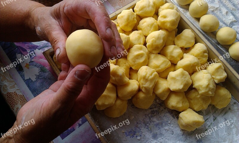 Pierogi Noodles Doing The Product Dumplings With Meat