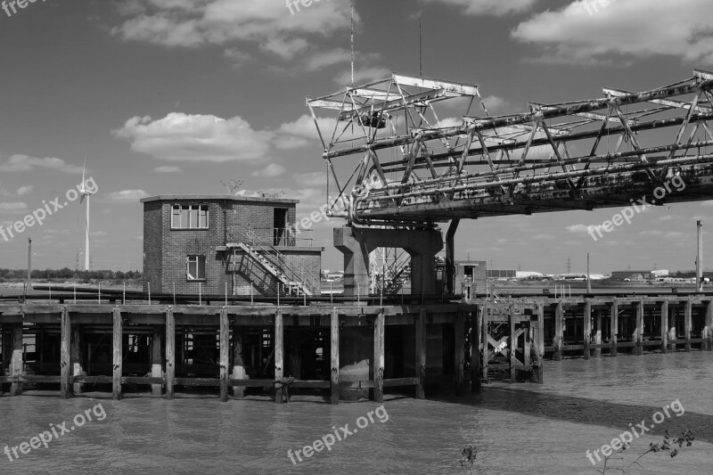 Erith Dock Shipping Disused Dangerous