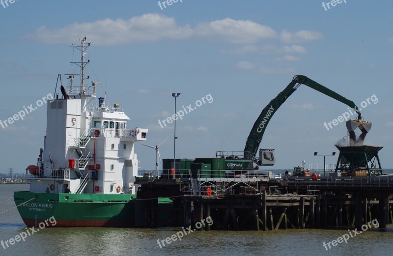 Ship Cargo Industry Arklow Venus