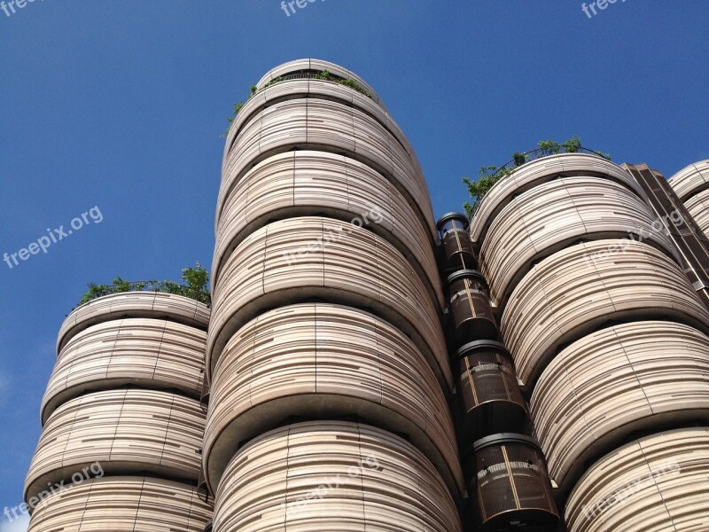 Singapore Building University Sky Rooftop Gardens