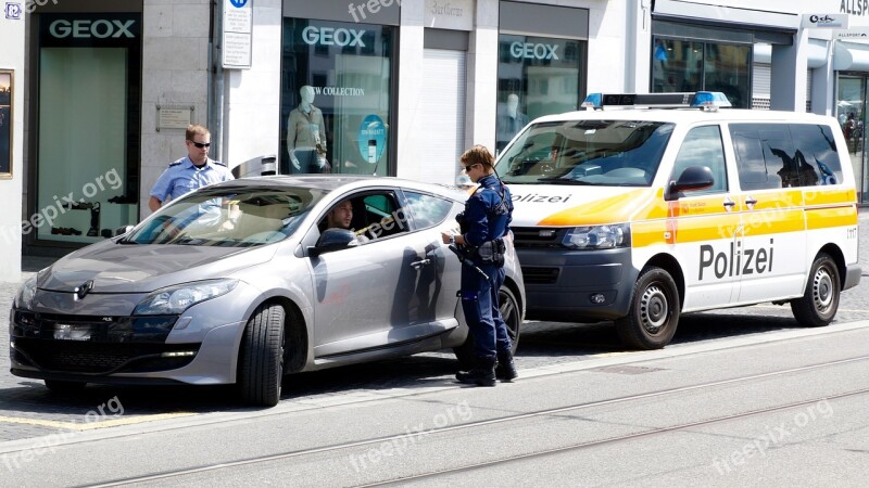 Road Vehicles Traffic Police Control