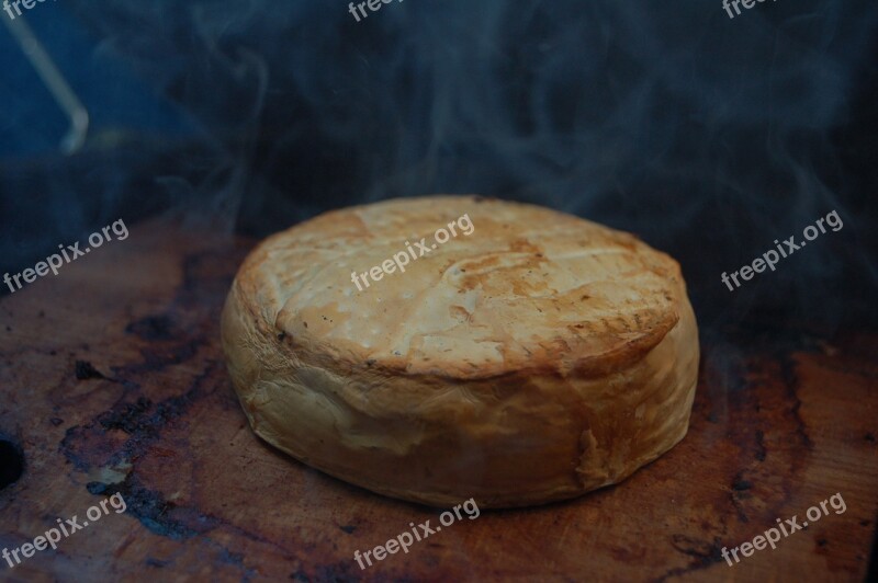 Cheese Camembert Grill Smoke Free Photos