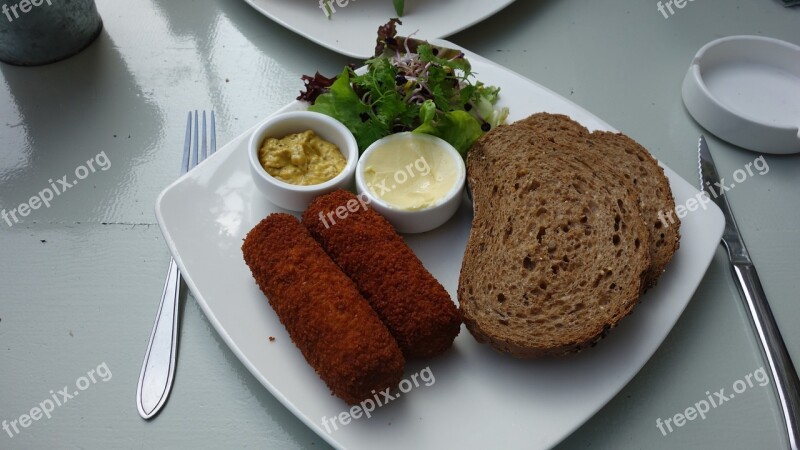 Food Bread Slices Of Bread Brown Bread Croquettes