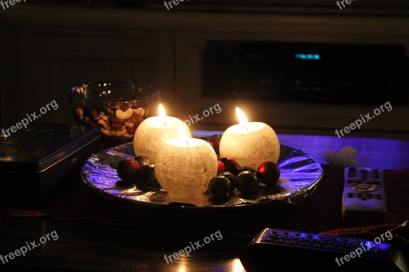 Candle Christmas Twilight Mood Light Table Decoration