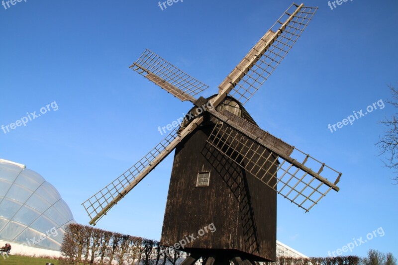 Mill Wind Turbine Blue Free Photos