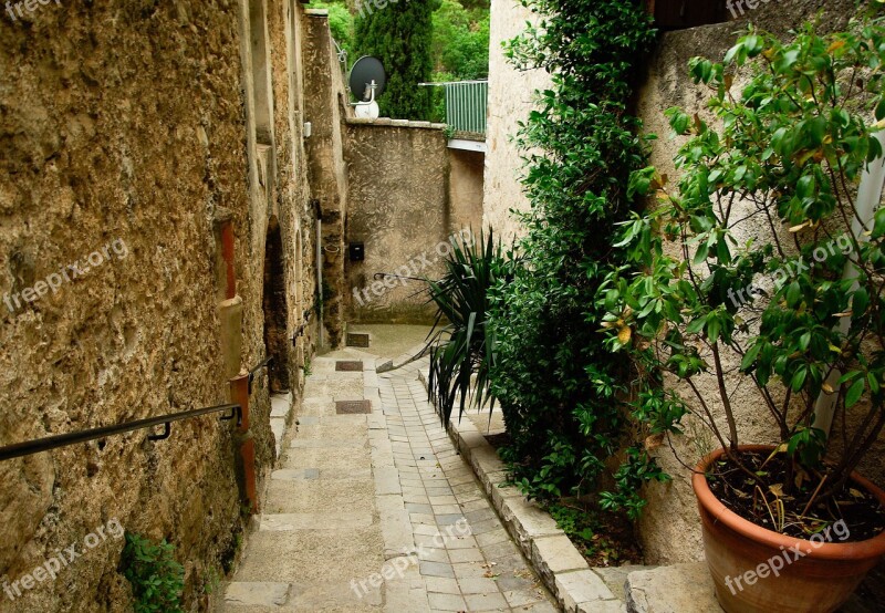 Cévennes Medieval Village Lane Pavers Free Photos