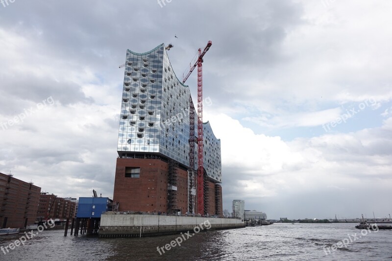 Elbe Philharmonic Hall Hamburg Elbe Free Photos