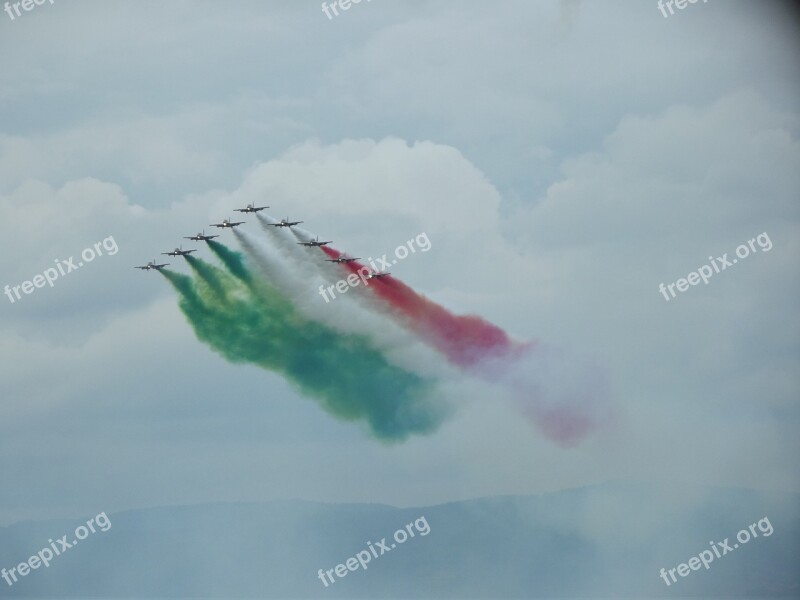 Frecce Tricolori Aircraft Aerobatic Team Free Photos