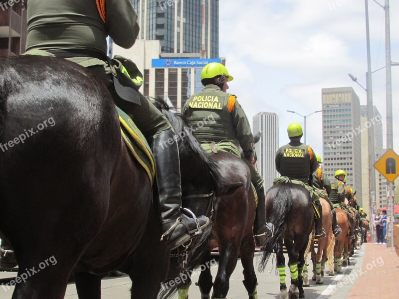 Ride Police March City Free Photos