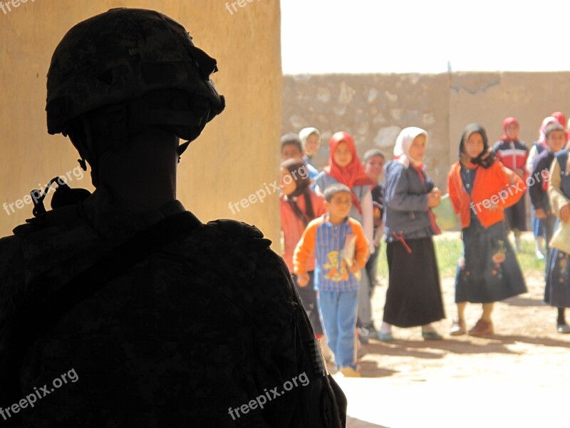 Iraq School Military Teaching Security