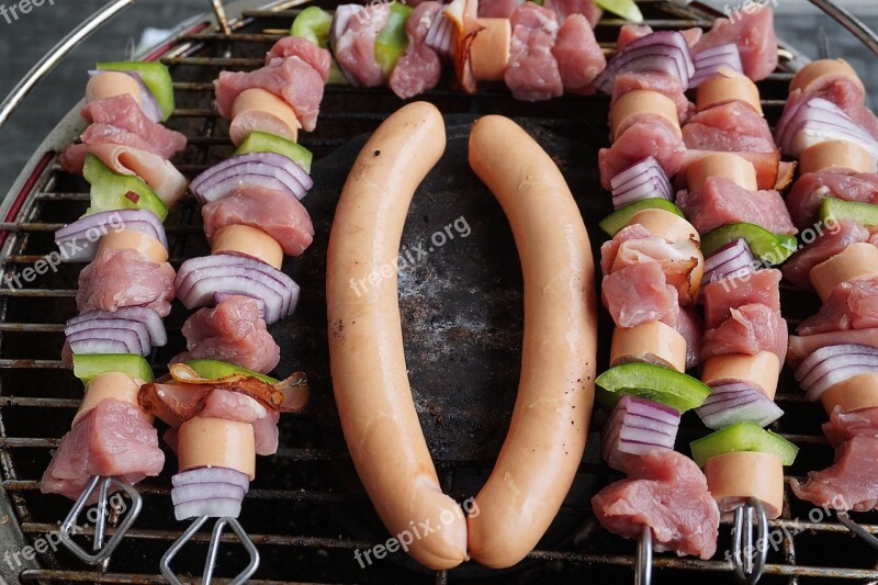 Barbecue Sausage Grill Sausage Sizzle Meat