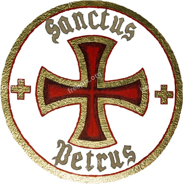 Religion Catholic Cross Sanctus Peter