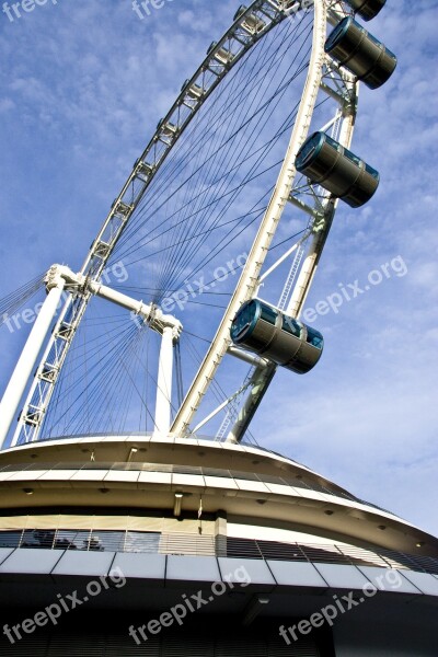 Wheel Sky Blue Fun Park