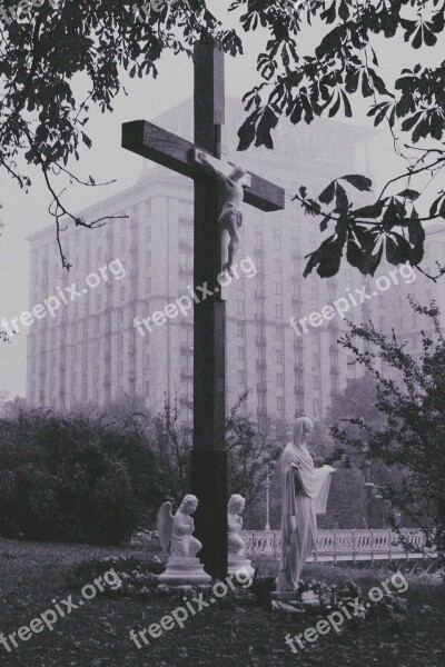 Kiev Cross Angels Religion Free Photos