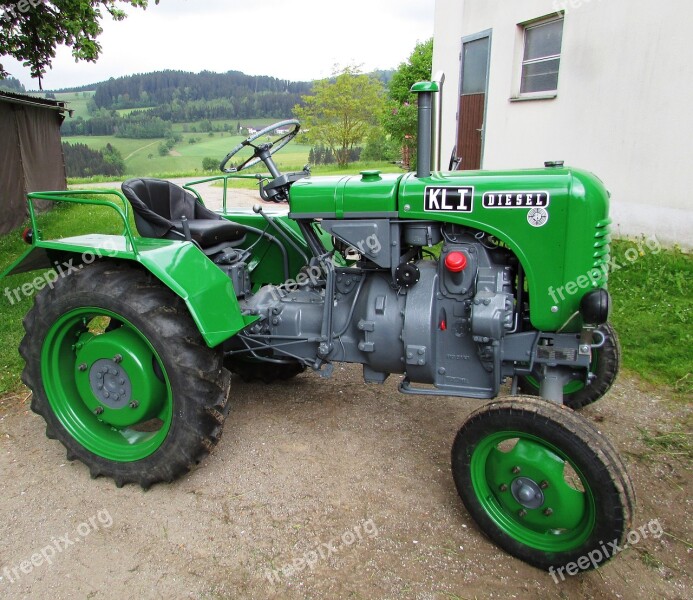 Tractor Oldtimer Agriculture Commercial Vehicle Free Photos