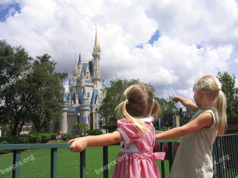 Vacation Disney Park Castle Free Photos