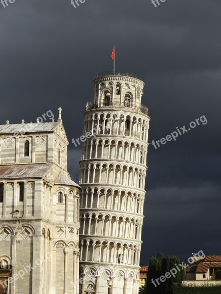 Pisa Italy Monument Buildings Italy Cathedral