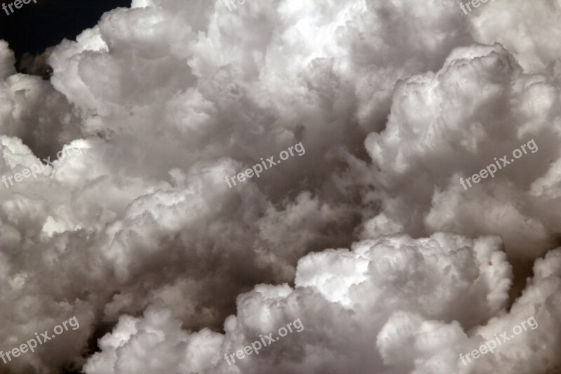 Clouds Dark Up Above Sky