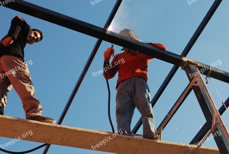 Welding Iraq Metal Construction Building