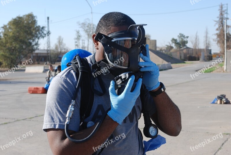 African American Chemical First Responder Male Science